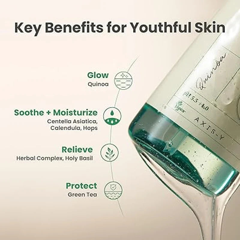 Axis-Y Quinoa One Step Balanced Gel Cleanser 180ml - image 2
