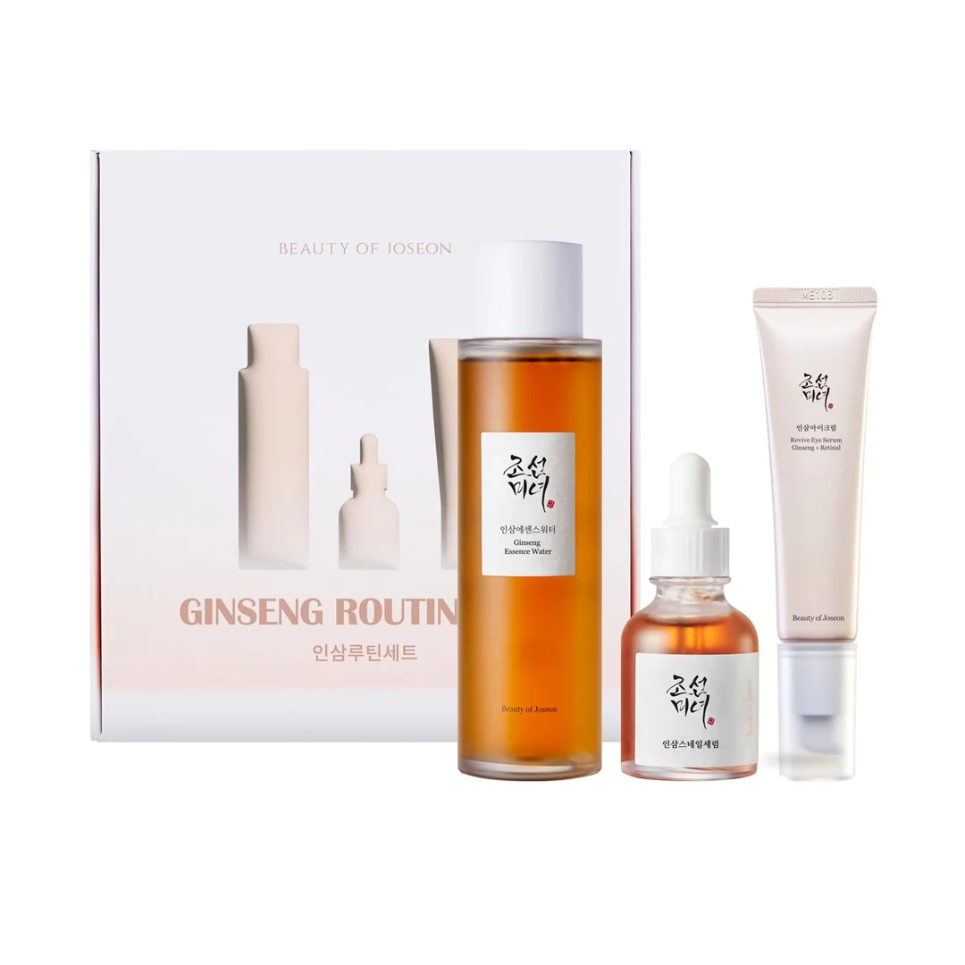 Beauty of Joseon Ginseng Routine Set – Toner + Serum + Sunscreen