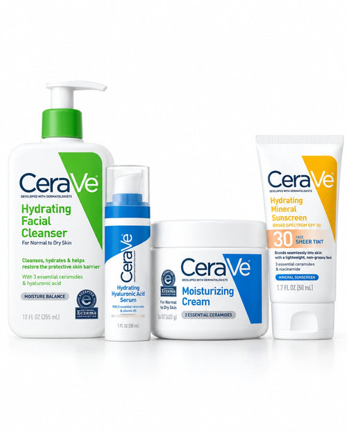 CeraVe 4-Step Routine Set for Dry Skin