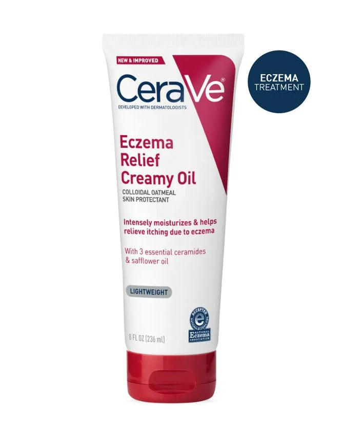 CeraVe Eczema Relief Creamy Oil Instantly moisturizes & helps relieve itching due to eczema. 236 ml