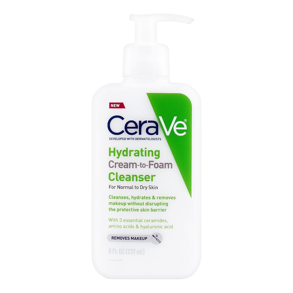 CeraVe Hydrating Cream-to-Foam Cleanser