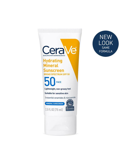 CeraVe Hydrating Mineral Sunscreen SPF 50 75ml