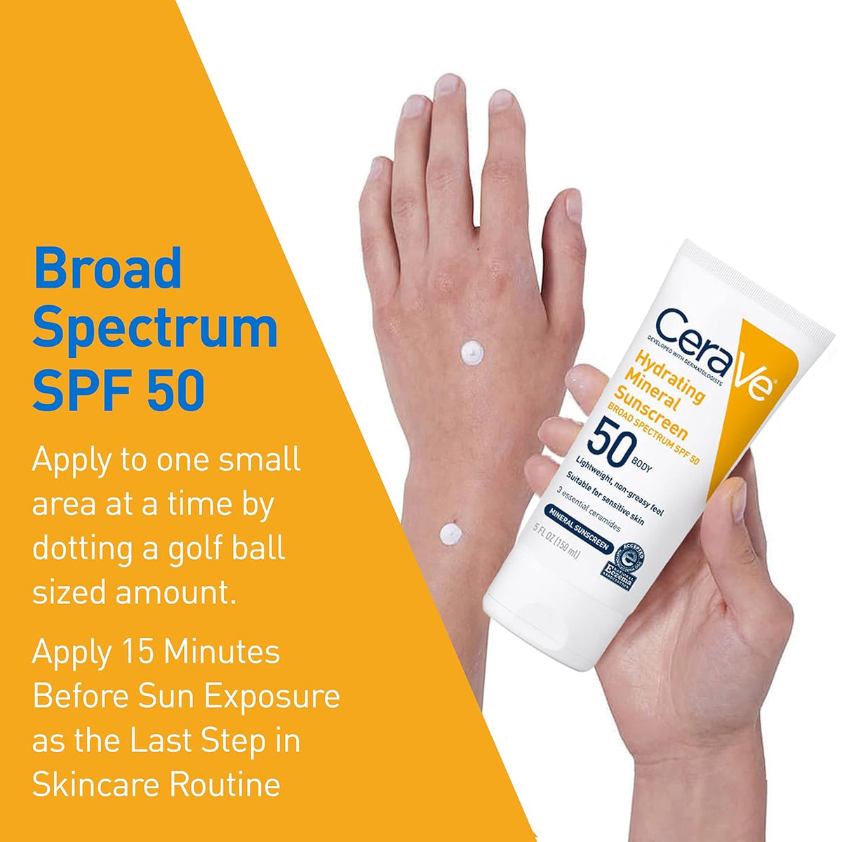 CeraVe Hydrating Mineral Sunscreen SPF 50 75ml