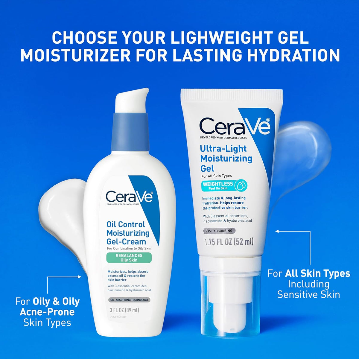 CeraVe Ultra-Light Moisturizing Gel 52ml - image 3