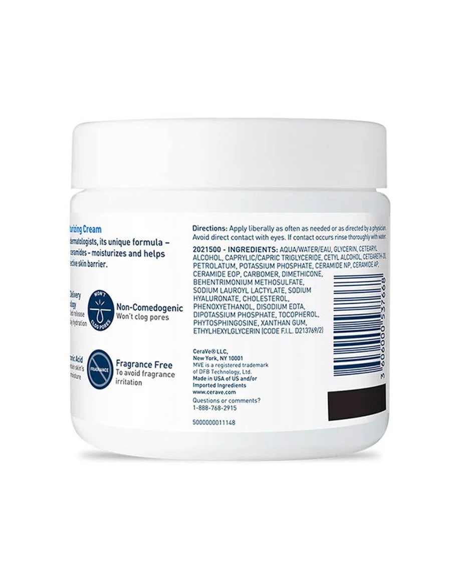 CeraVe Moisturizing Cream for Dry to Very Dry Skin – 454g