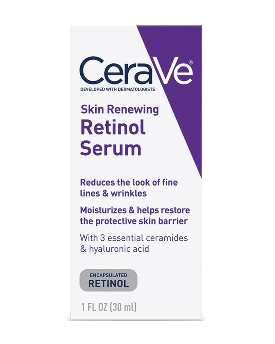 CeraVe Skin Renewing Retinol Serum – 30 ml | Anti‑Aging • Gentle Retinol