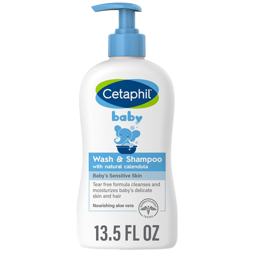 Cetaphil Baby Wash & Shampoo with Organic Calendula 400ml