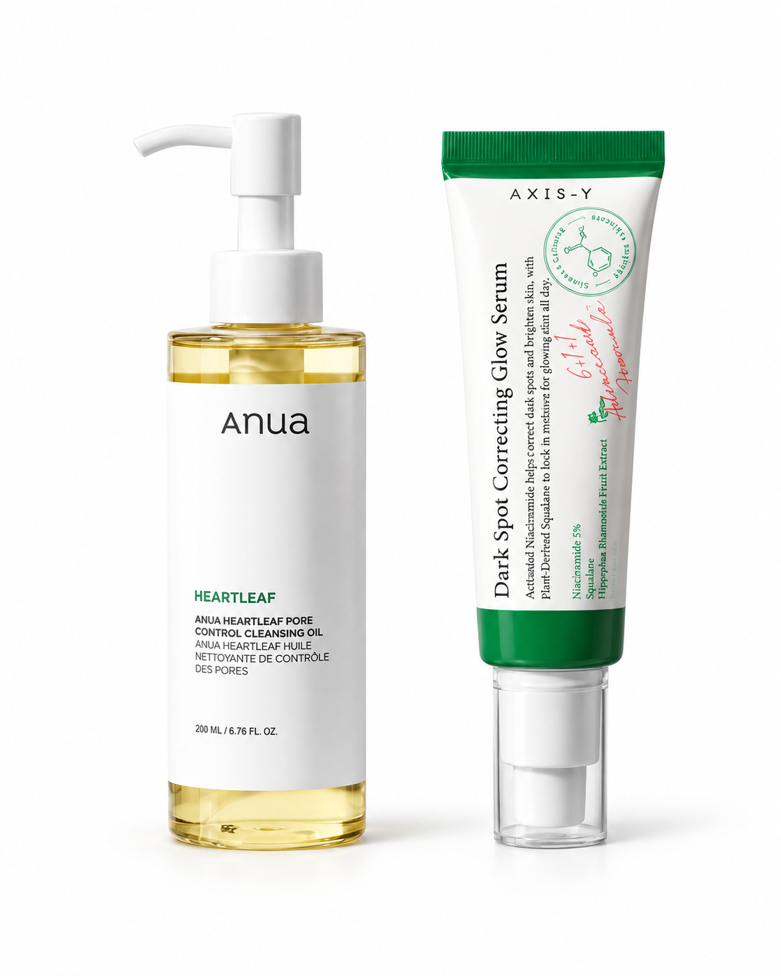 Clear Skin Duo – Axis-Y Dark Spot Serum + Anua Oil Cleanser