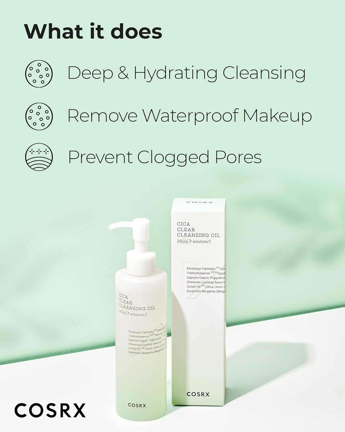 COSRX Cica Clear Cleansing Oil 200ml - image 3