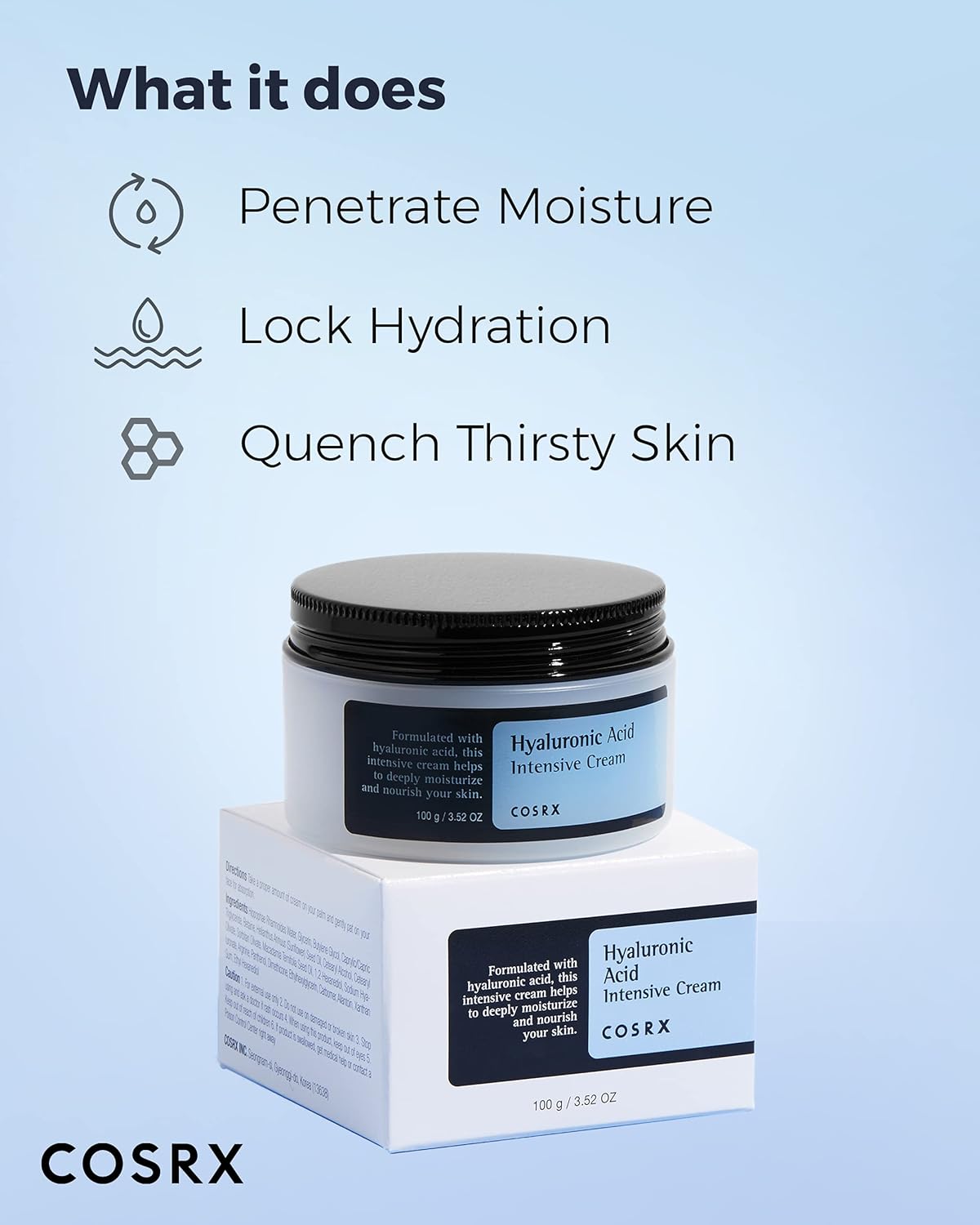 COSRX Hyaluronic Acid Intensive Cream 100g - image 2