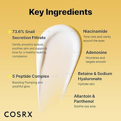 COSRX Snail Mucin Peptide Under Eye Cream 25ml - image 5