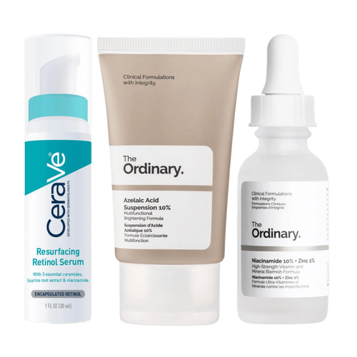 Dark Spot Correction Trio Set – Retinol + Azelaic Acid + Niacinamide
