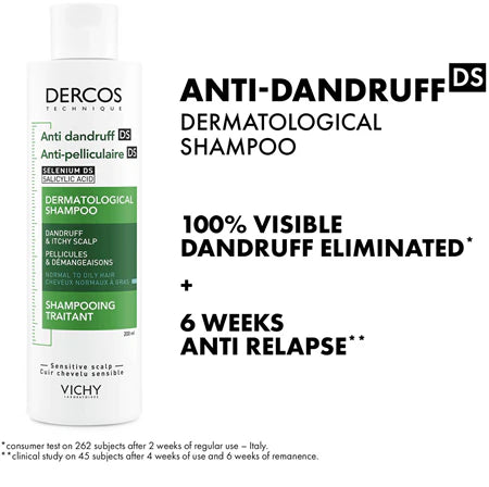 VICHY DERCOS FOR Anti-dandruff Shampoo 200ml