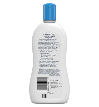 Cetaphil Skin Restoring Daily Body Wash [Formulated for Very Dry Itchy Skin] 296 ml