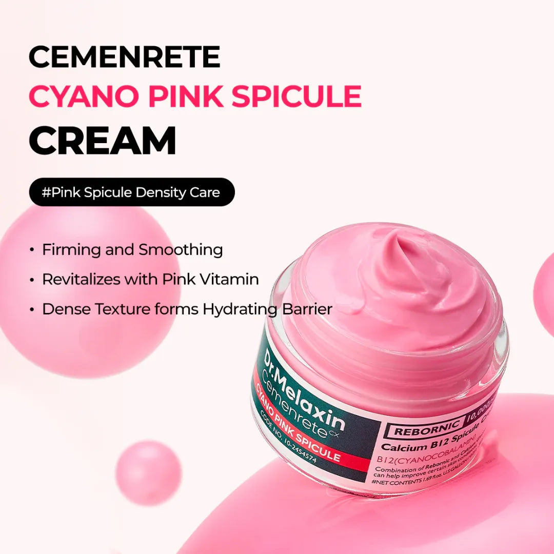 Dr.Melaxin Cyano Pink Spicule Cream | Vitamin B12 Firming