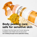 Dr.Melaxin Kojic Acid Turmeric Spray | Body Peeling Exfoliator