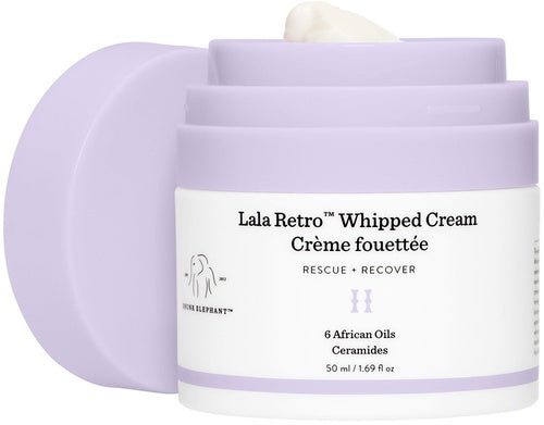 Drunk Elephant  Lala Retro  Whipped Cream  Rescue+Recover  6 African Oil Ceramides, pH5.2  50 ml