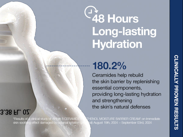 Anua Ceramide 3+ Panthenol Moisture Barrier Cream – 100ml