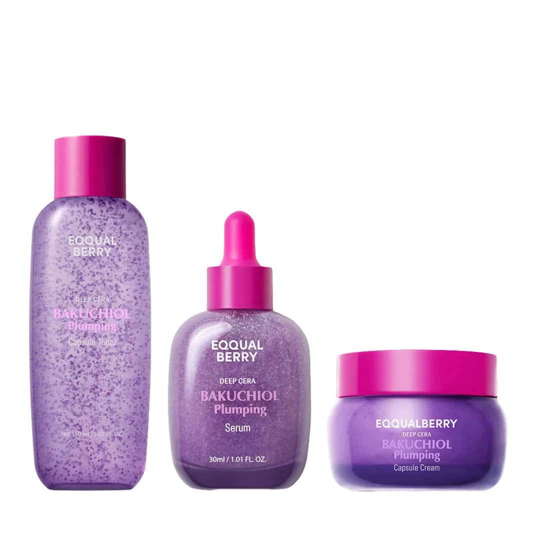 Eqqualberry Bakuchiol Deep Care Set | Complete Anti-Aging Routine
