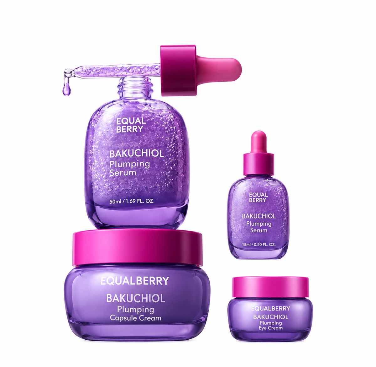 Eqqualberry Bakuchiol Duo – Plumping Serum + Capsule Cream