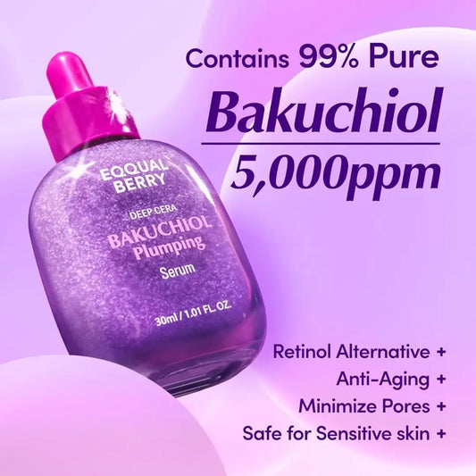 EQQUAL BERRY Bakuchiol Plumping Serum – Deep Care, Hydrating & Anti-Aging