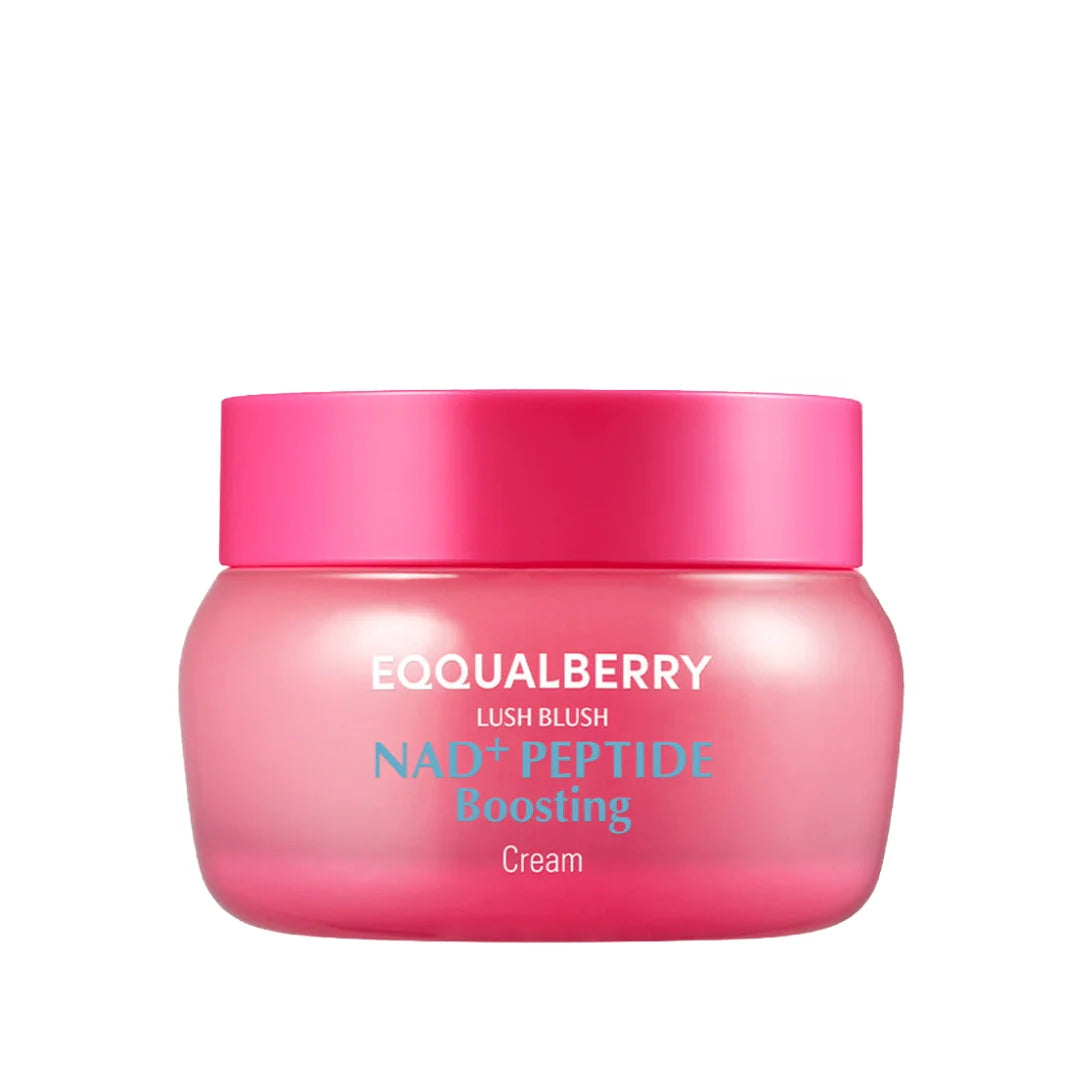 Eqqualberry NAD+ Peptide Boosting Cream | Anti-Aging Firming Care