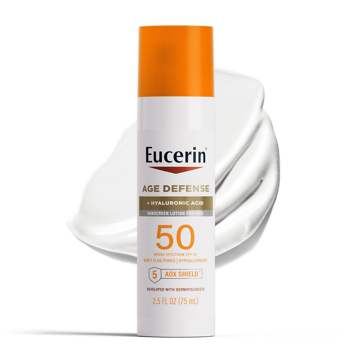 Eucerin Age Defense SPF50 with Hyaluronic Acid 75ml