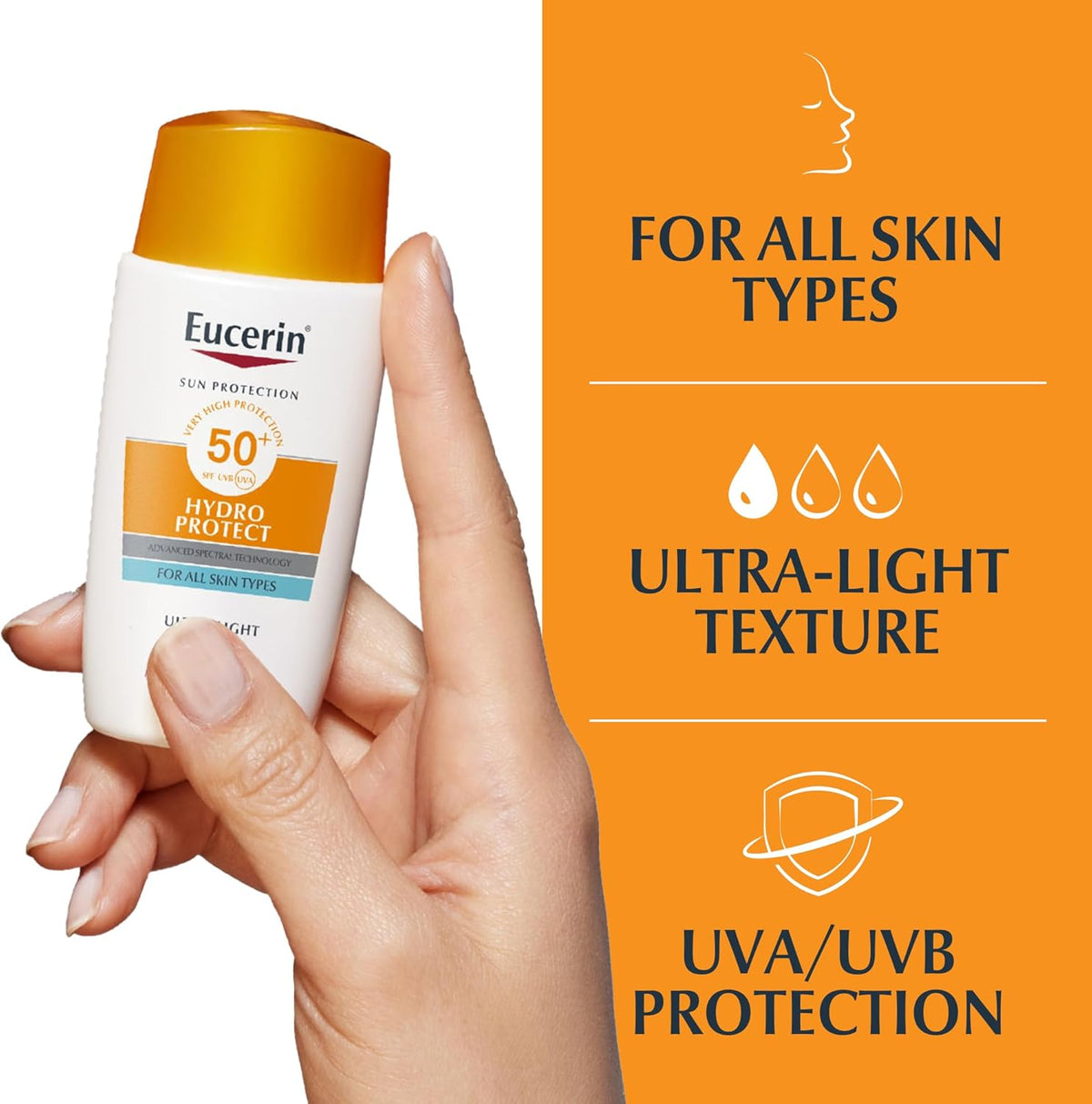 Eucerin Hydro Protect Ultra-Light Fluid SPF50+ 50ml