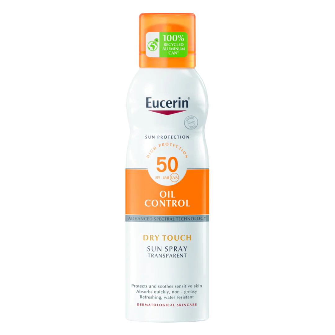 Eucerin Body Oil Control Dry Touch Sun Spray Transparent SPF50