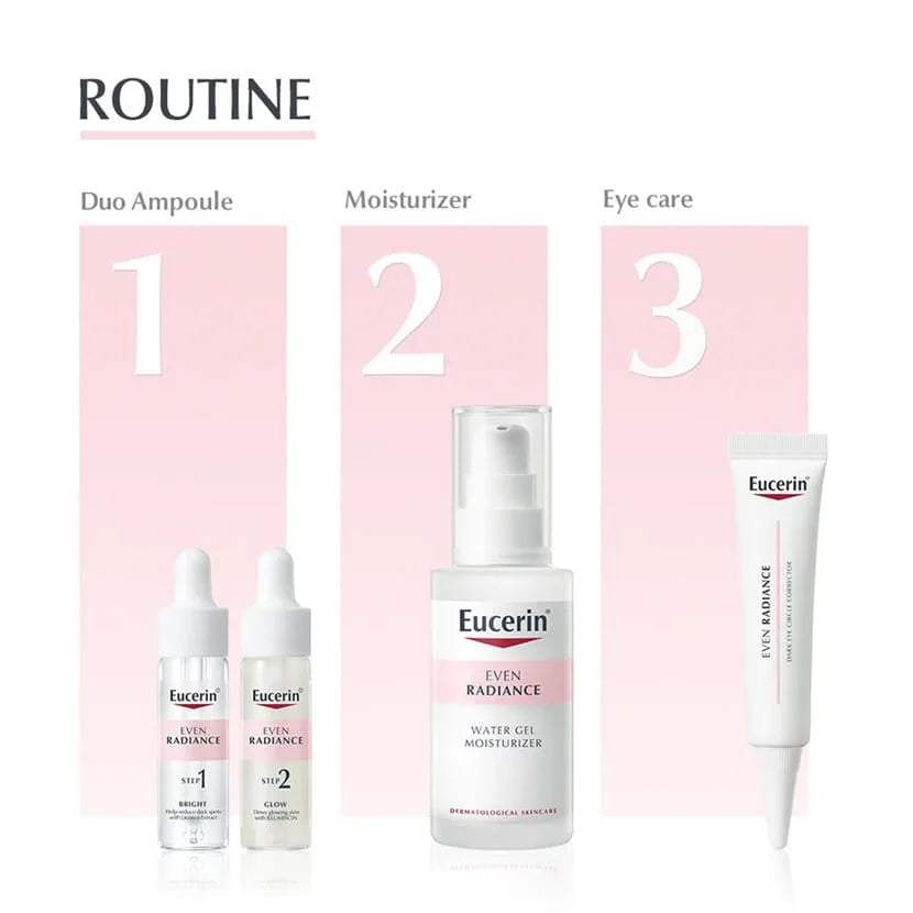 يوسيرين، إشراقة متساوية، 6 أمبولات بالتنقيط، ثنائي [مشرق، متوهج]، (بشرة متساوية)، 2 × 15 مل = 30 مل