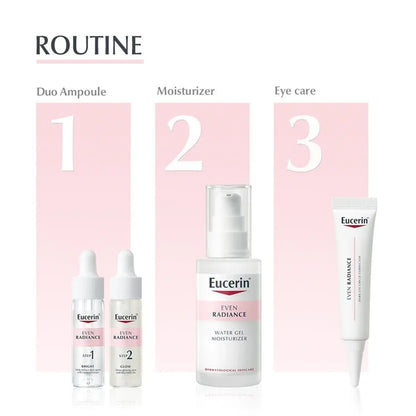 يوسيرين، إشراقة متساوية، 6 أمبولات بالتنقيط، ثنائي [مشرق، متوهج]، (بشرة متساوية)، 2 × 15 مل = 30 مل