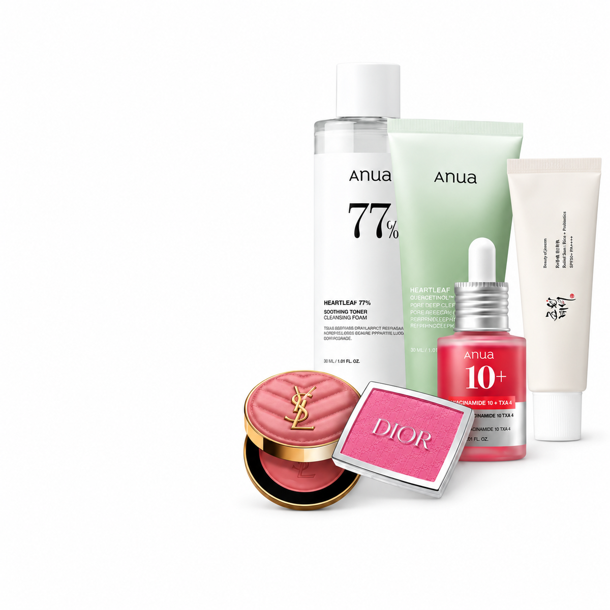 Glow & Glam K-Beauty & Makeup Combo – 6 Pieces