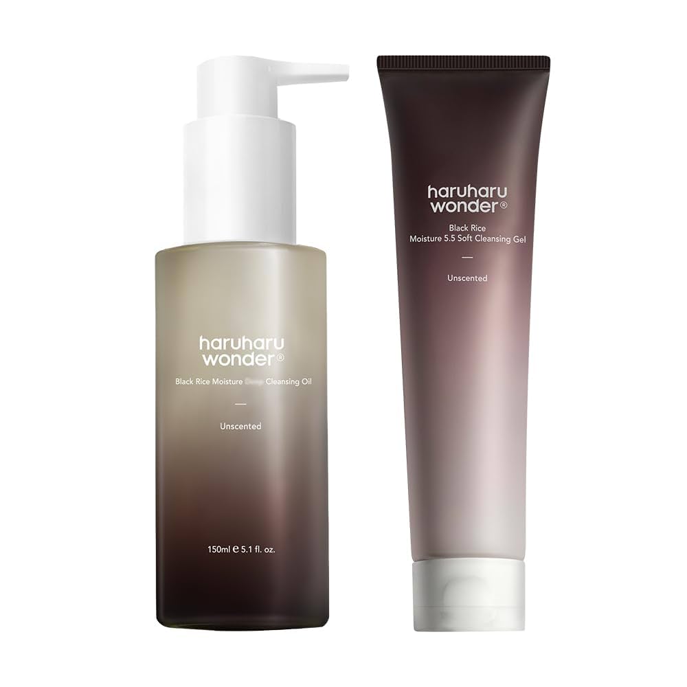 Haruharu Wonder Black Rice Cleansing Duo – Oil + Soft Gel