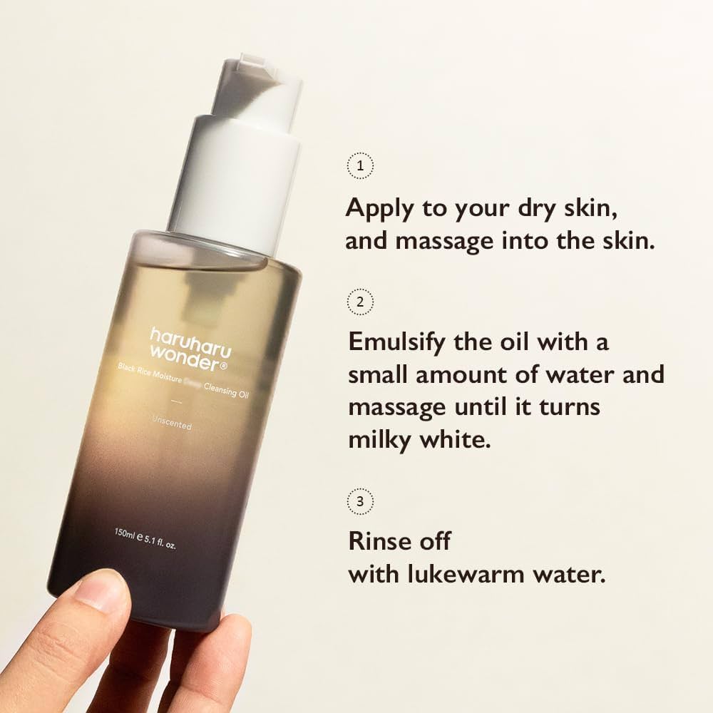 Haruharu Wonder Black Rice Cleansing Duo – Oil + Soft Gel - image 5