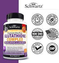 BioSchwartz Premium Ultra Pure Glutathione Complex for Immune Support - 60 capsules