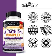 BioSchwartz Premium Ultra Pure Glutathione Complex for Immune Support - 60 capsules