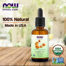 NOW Solutions Organic Argan Oil Certified Organic and 100% Pure - 59ml