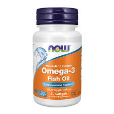 now  Omega-3  Fish Oil  (Cardiovascular Support)  30 Softgels