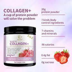 DUOZI Marine Collagen Powder with Biotin, Vitamin C, and Melatonin (258g size)