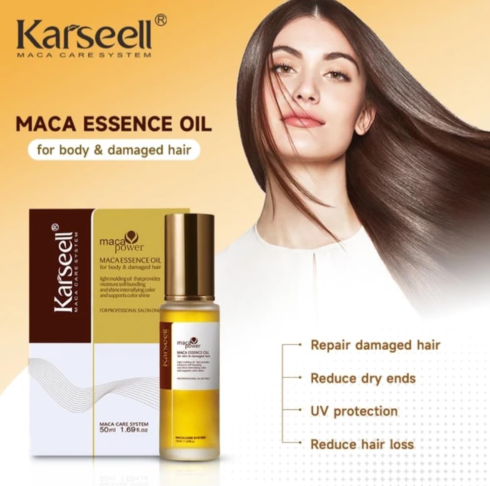 Karseell Hair Repair Set – Shampoo + Conditioner + Mask + Argan Oil - image 8