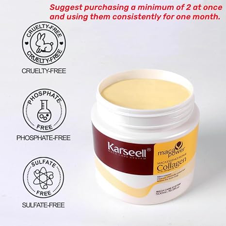 Karseell Maca Essence Collagen Repair Hair Mask 500ml - image 3