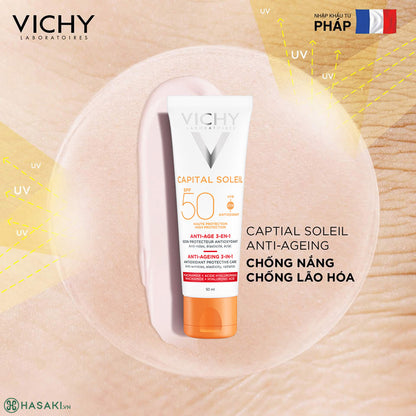 Vichy Capital Soleil SPF50+ Matterend 3-in-1 50 ml