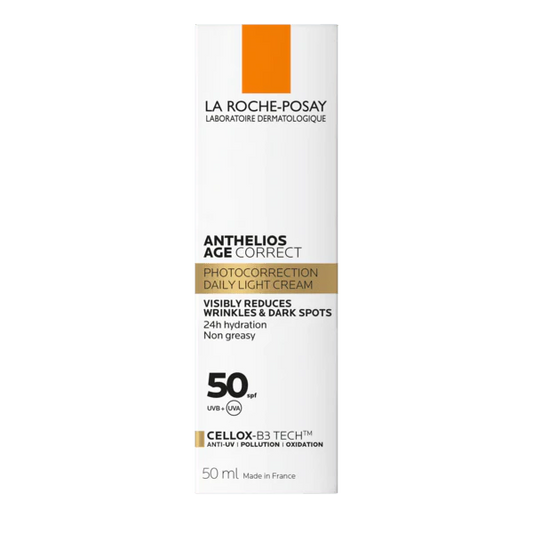 LA ROCHE-POSAY ANTHELIOS Age Correct Photocorrection Daily Light Cream, 50 SPF 50 ml