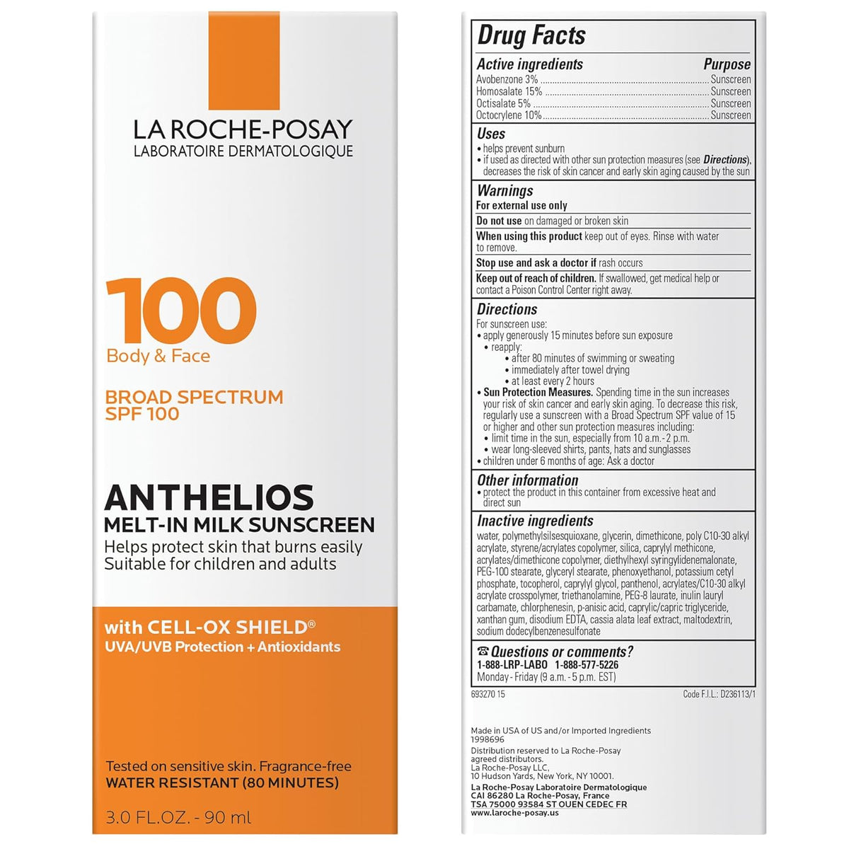 La Roche-Posay Anthelios Melt-In Milk Sunscreen SPF 100 - image 7
