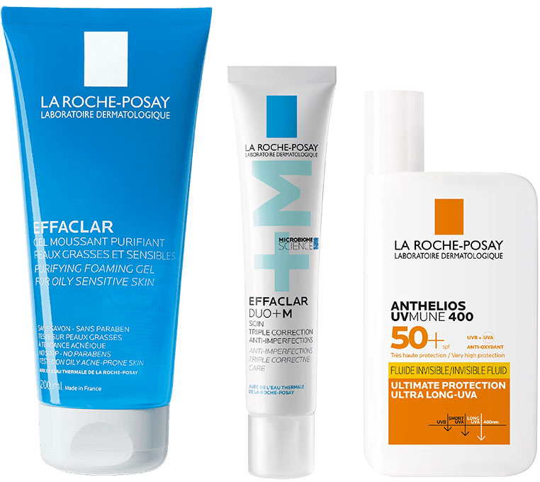 La Roche-Posay Teen Acne Routine Set – 3 Products