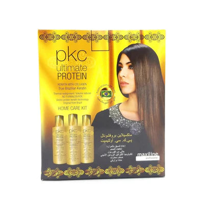 Professional Keratin Protein Hair Straightening Kit - 3 Steps