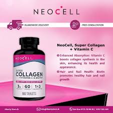 NeoCell Super Collagen + Vitamin C & Biotin – 180 Tablets - image 3