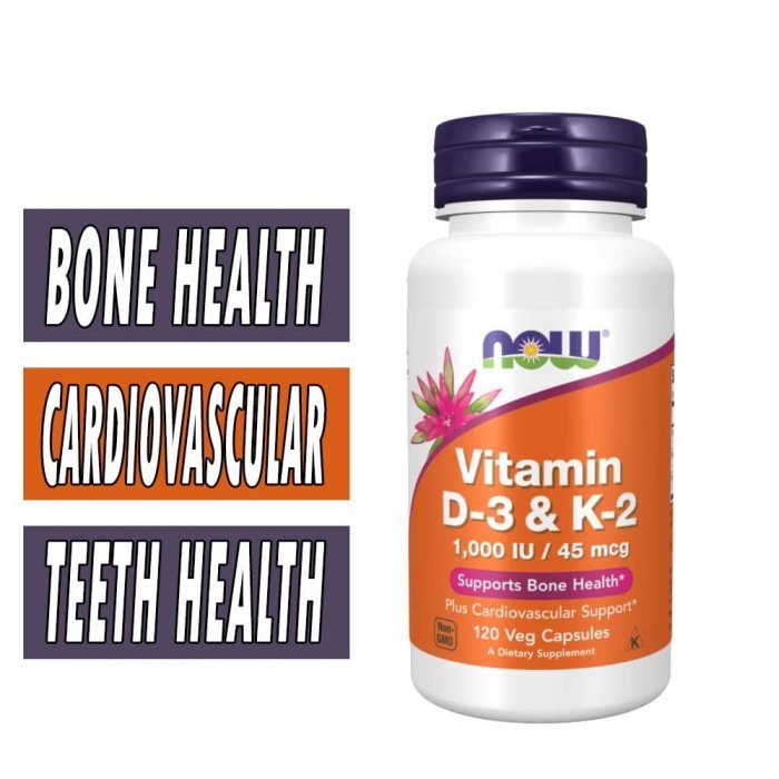 NOW  Vitamin D-3 & K-2,