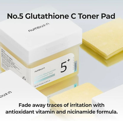 numbuzin No.5 Vitamin-Niacinamide Concentrated Toner Pads - 70 Pads