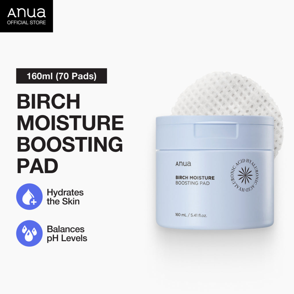 ANUA BIRCH MOISTURE BOOSTING PAD 160ml